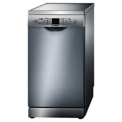 Bosch SPS53M08GB Freestanding Dishwasher, Silver Innox